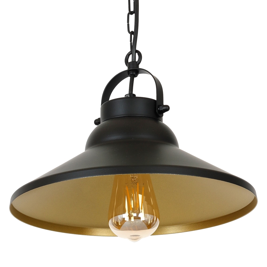 Luster na lancu IRON 1xE27/60W/230V