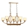 Luster na lancu LAHORE 8xE27/40W/230V bronza