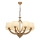 Luster na lancu LAHORE 8xE27/40W/230V bronzan