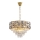 Luster na lancu LUXURIA 9xE14/40W/230V zlatni
