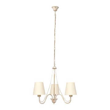 Luster na lancu MALBO 3xE27/15W/230V bež