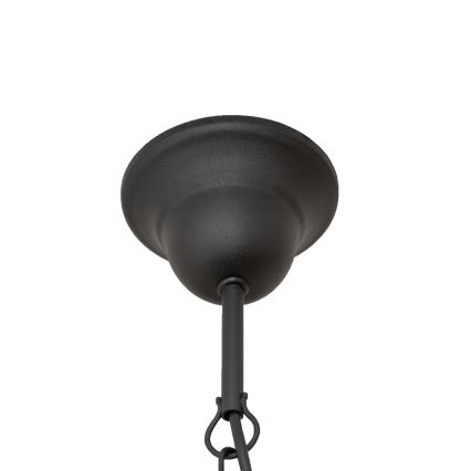 Luster na lancu MALBO 8xE14/10W/230V crna