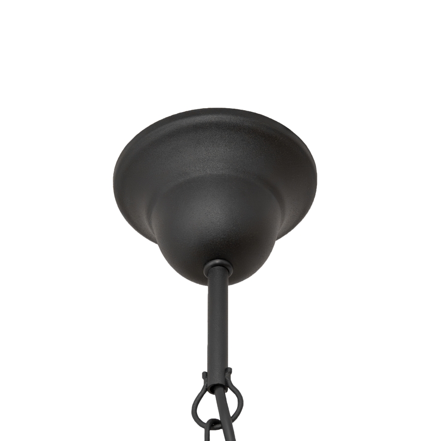 Luster na lancu MALBO 8xE14/10W/230V crna