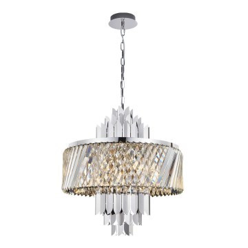 Luster na lancu MARGOT 9xE14/40W/230V matni hrom