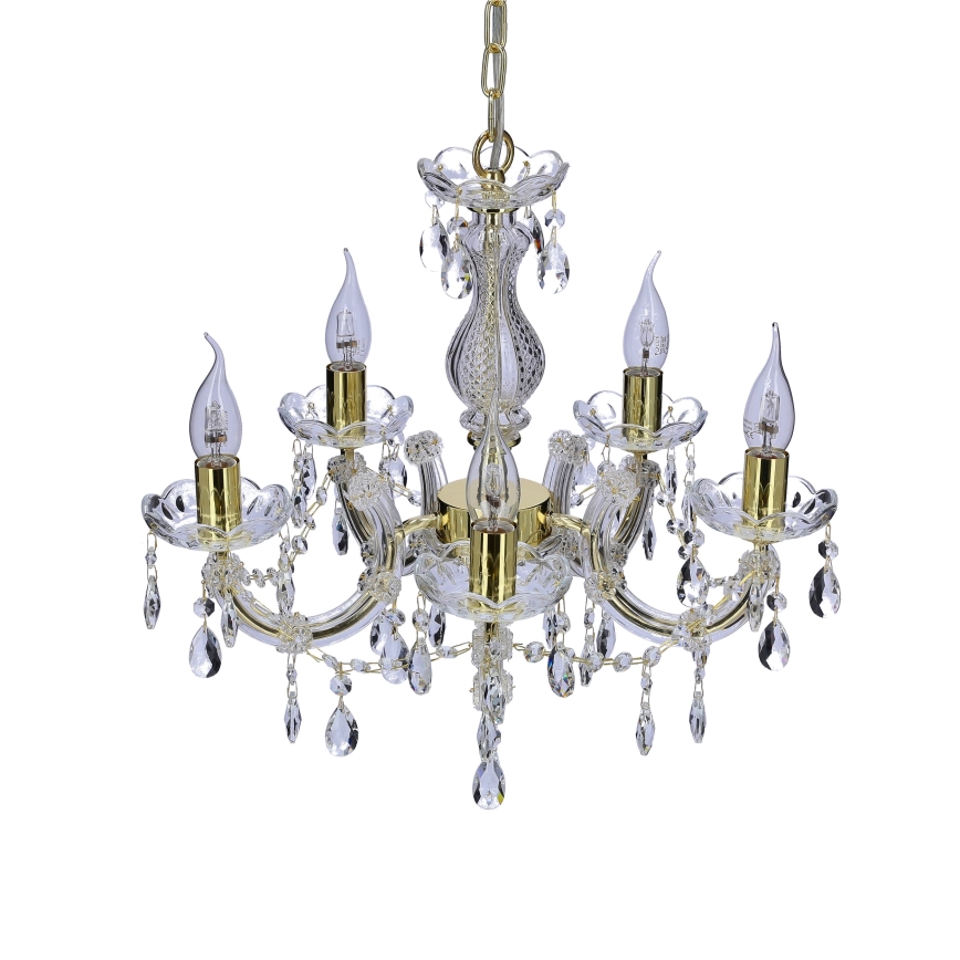 Luster na lancu MARIA TERESA 5xE14/40W/230V