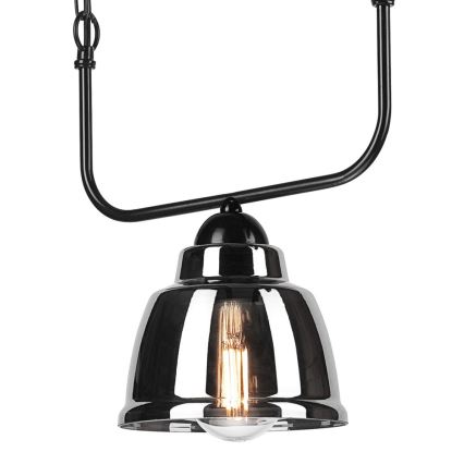 Luster na lancu MARIO 1xE27/60W/230V hrom