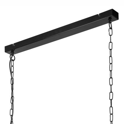 Luster na lancu MARIO 3xE27/60W/230V hrom