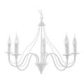 Luster na lancu MINERWA 5 5xE14/40W/230V bela