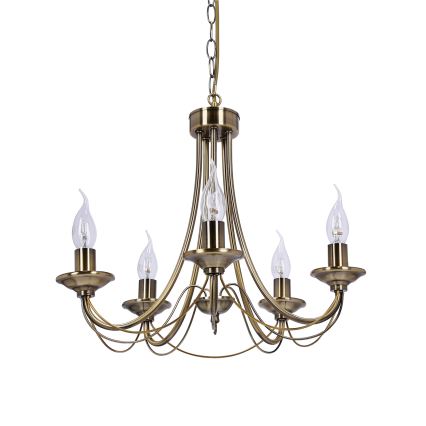 Luster na lancu MUZA 5xE14/40W/230V