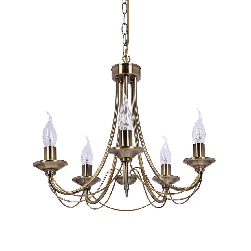Luster na lancu MUZA 5xE14/40W/230V