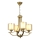 Luster na lancu NOVARA 4xE27/40W/230V bronzan