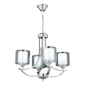 Luster na lancu NOVARA 4xE27/40W/230V sjajni hrom