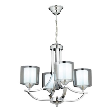 Luster na lancu NOVARA 4xE27/40W/230V sjajni hrom