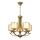 Luster na lancu NOVARA 5xE27/40W/230V bronzan