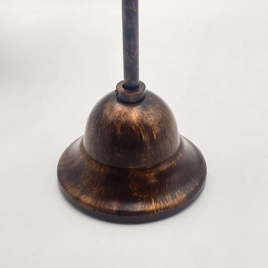 Luster na lancu RETRO 2xE27/60W/230V bakarna/patina