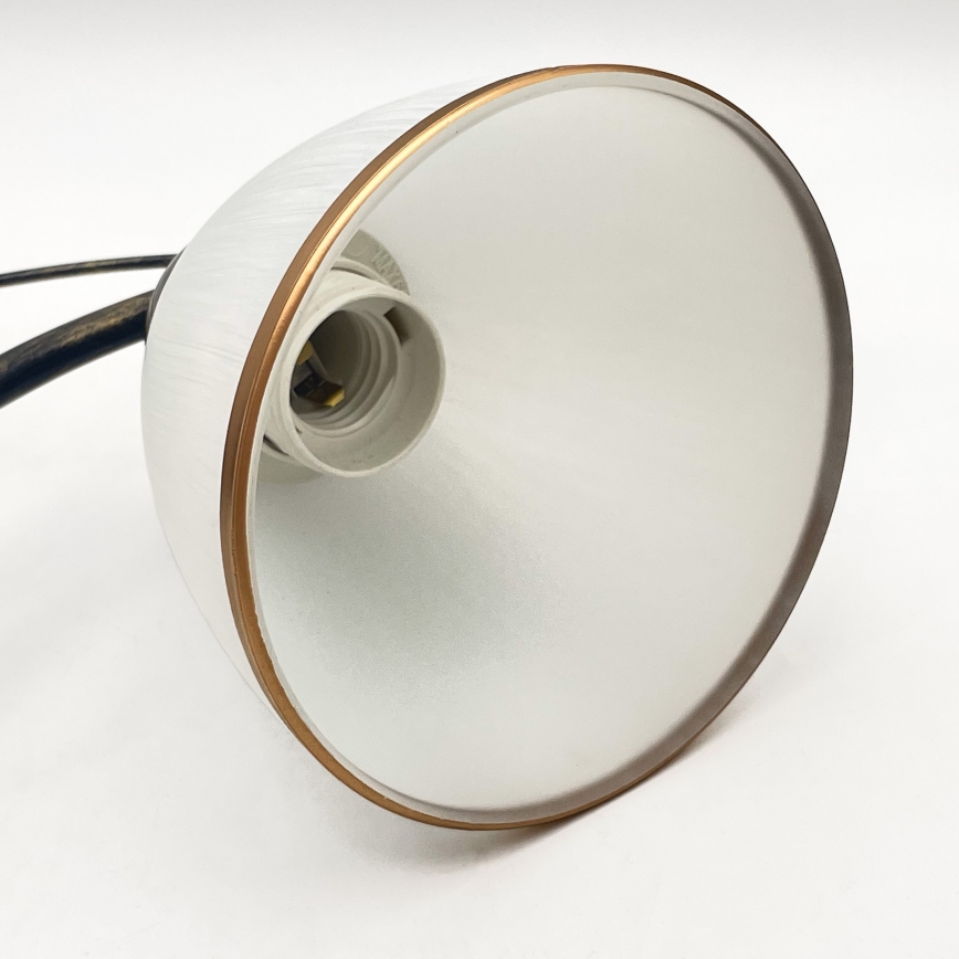 Luster na lancu RETRO 2xE27/60W/230V bronzan/patina