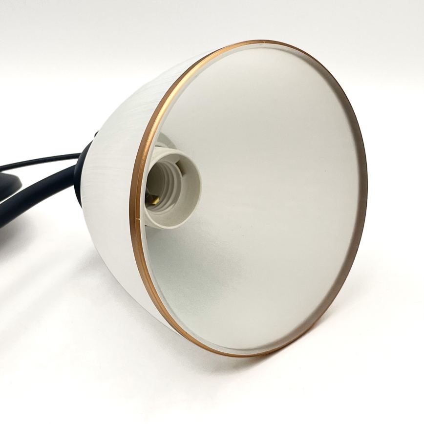 Luster na lancu RETRO 2xE27/60W/230V mat crne boje