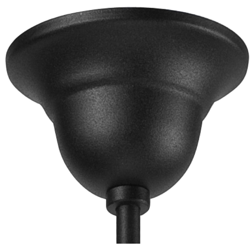 Luster na lancu RETRO II 5xE27/60W/230V crni mat