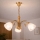 Luster na lancu TULIPAN 3xE27/60W/230V hrast
