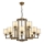 Luster na lancu VARANA 12xE27/40W/230V u bronzanoj boji