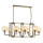 Luster na lancu VARANA 8xE27/40W/230V u bronzi