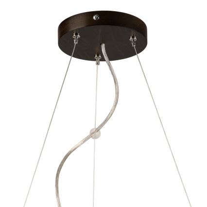 Luster na sajli 3xE27/60W/230V prečnika 47 cm od borovine