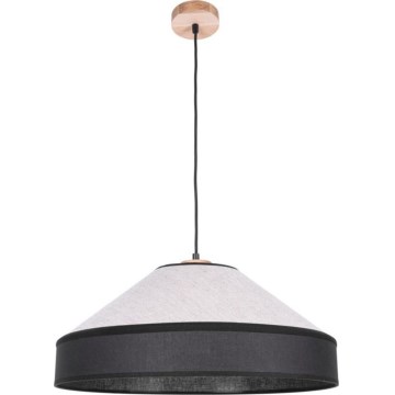Luster na lanku AMIGO 1xE27/60W/230V hrast