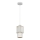 Luster na lanku BLANCO 1xE27/60W/230V bela