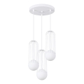 Luster na lanku BRINA 3xG9/8W/230V bela