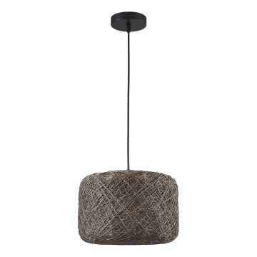 Luster na lanku CLEA 1xE27/20W/230V, prečnik 30 cm, antracit