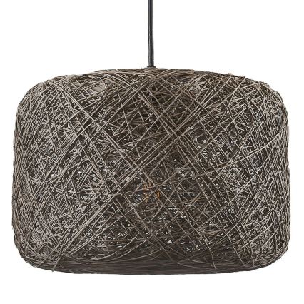 Luster na lanku CLEA 1xE27/20W/230V, prečnik 30 cm, antracit