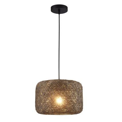 Luster na lanku CLEA 1xE27/20W/230V, prečnik 30 cm, antracit