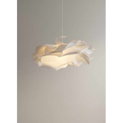 Luster na lanku CLOUDY 1xE27/40W/230V bela