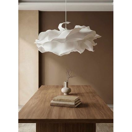 Luster na lanku CLOUDY 1xE27/40W/230V bela