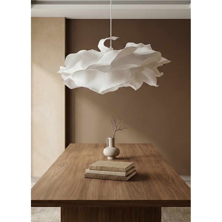 Luster na lanku CLOUDY 1xE27/40W/230V bela