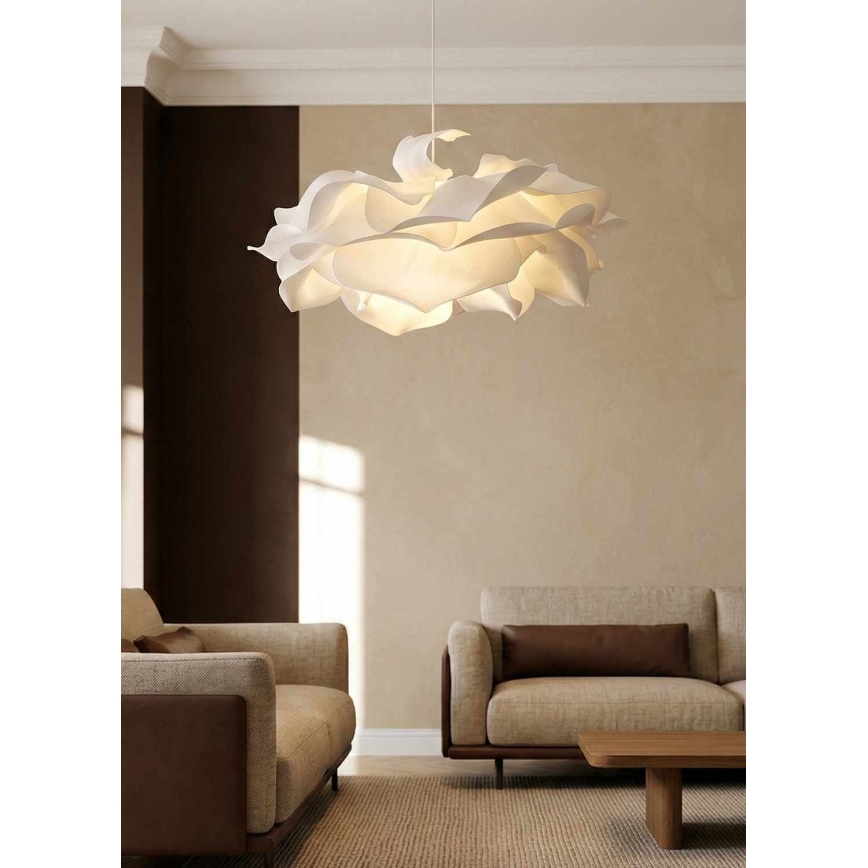 Luster na lanku CLOUDY 1xE27/40W/230V bela