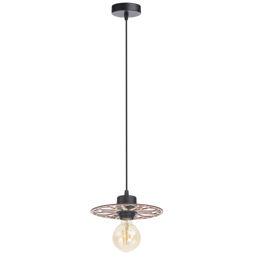 Luster na lanku FALCO 1xE27/60W/230V, prečnik 20 cm, bež