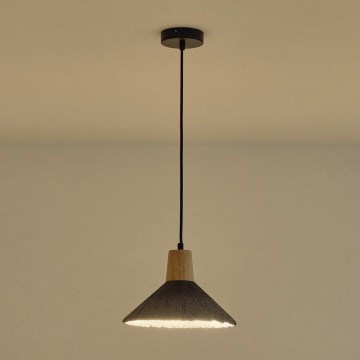 Luster na lanku GESSO 1xE27/15W/230V siva