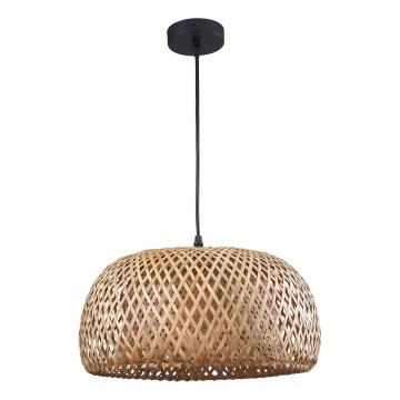 Luster na lanku KORFU 1xE27/20W/230V prečnik 38 cm bambus