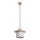 Luster na lanku MAB 1xE27/15W/230V prečnik 22 cm beton/siva