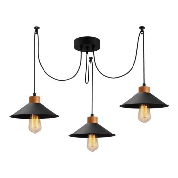 Luster na lanku MANAVGAT 3xE27/40W/230V pauk