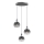 Luster na lanku MONTE 3xE27/60W/230V matni hrom