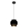 Luster na lanku NESS 1xE27/60W/230V crna