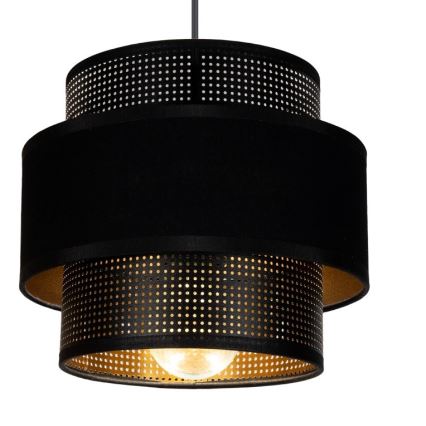 Luster na lanku NESS 1xE27/60W/230V crna