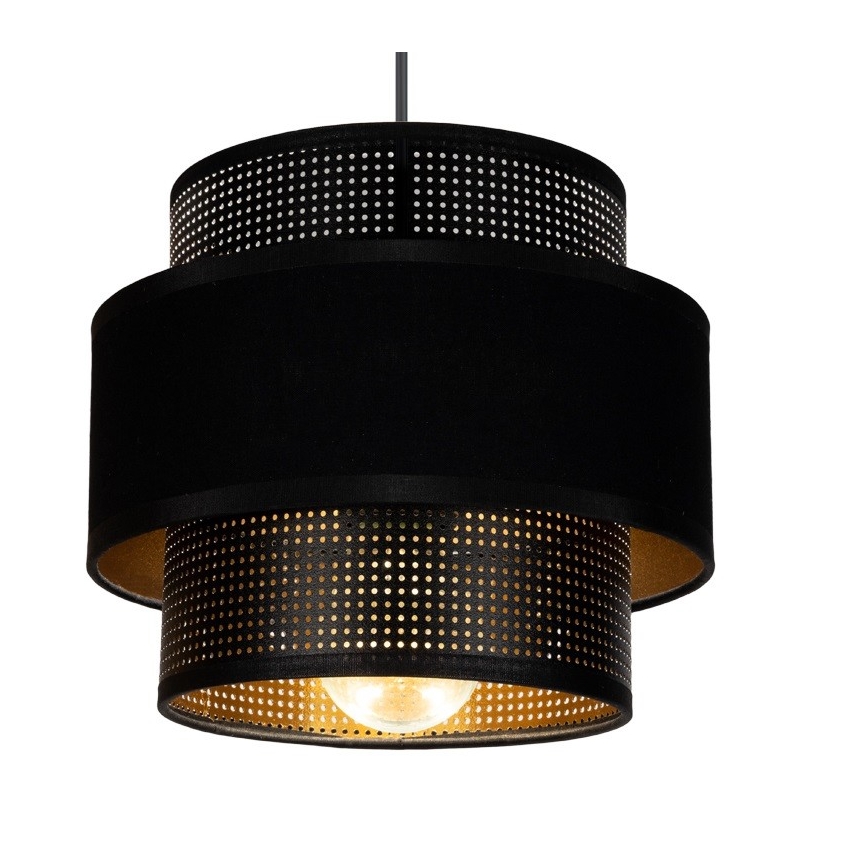 Luster na lanku NESS 1xE27/60W/230V crna