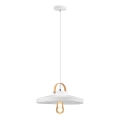 Luster na lanku NEXT 1xE27/60W/230V bela