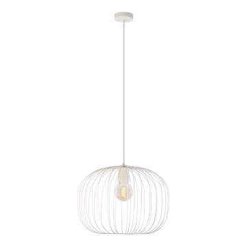Luster na lanku OVELLA 1xE27/15W/230V prečnik 46 cm krem