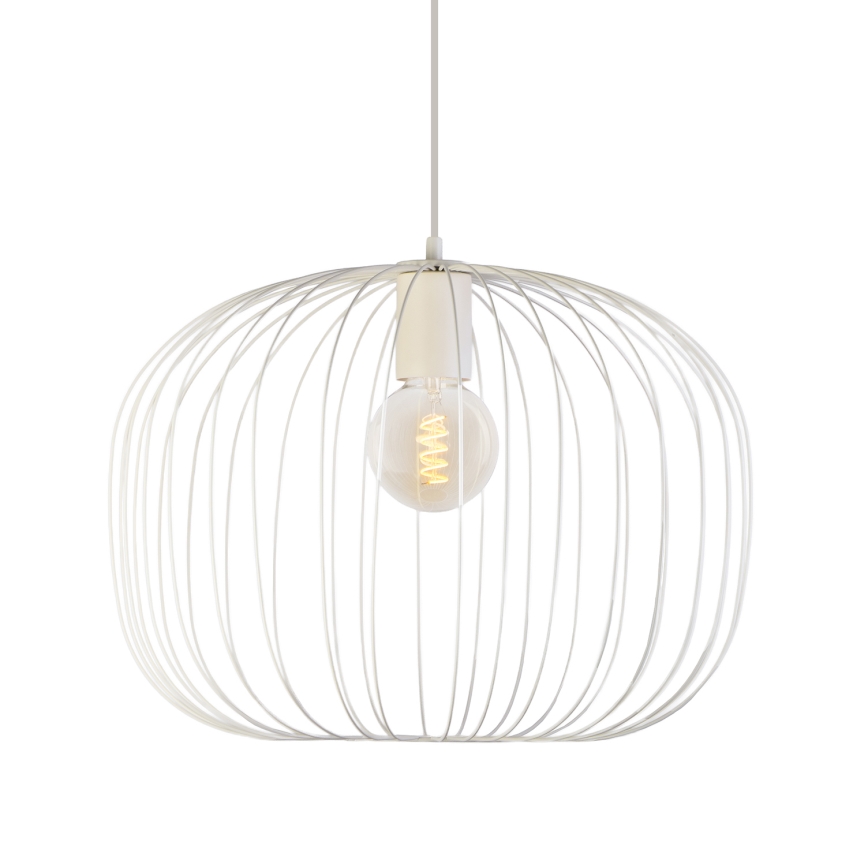 Luster na lanku OVELLA 1xE27/15W/230V prečnik 46 cm krem