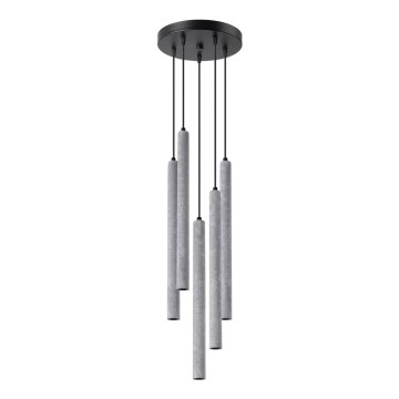 Luster na lanku PASTELO 5xG9/8W/230V beton