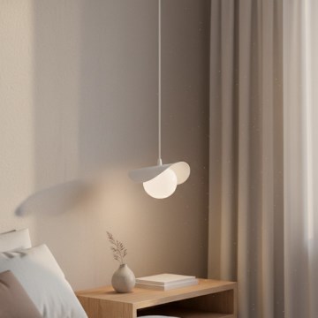 Luster na lanku RITUAL 1xG9/8W/230V bela